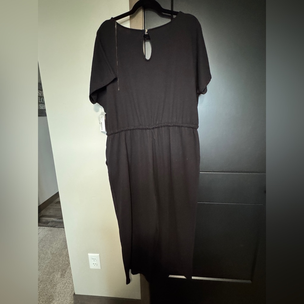 NWT, Sonoma brand knit jumpsuit, Black, size is XL. - Picture 4 of 4